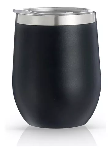 Copo Cuia Térmico Aço Inox Anti Vazamento 350ml C/ Tampa Cuia Cerveja Chopp E Café - Loja Gudeltec