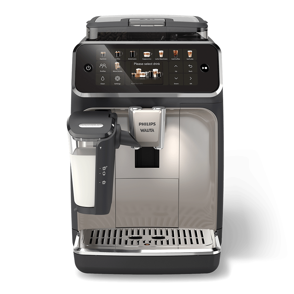 Cafeteira Espresso Superautomática LatteGo Série 5500 Philips Walita Preta e Cromada 1400W - EP5547