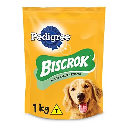 [2 unid.] PEDIGREE Biscoito Pedigree Biscrok Para Cães Adultos Multi 1 Kg