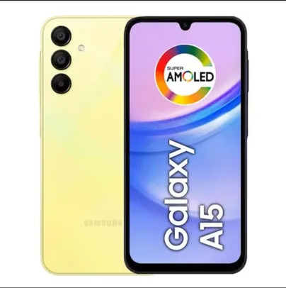 REEMBALADO: Samsung Galaxy A15 4G 128GB 4GB RAM Tela Infinita de 6.5 - Verde Claro
