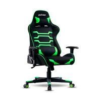 Cadeira Gamer PcTop Power, Peso Suportado até 120Kg, Mecanismo Borboleta, Preta e Verde - X-2555