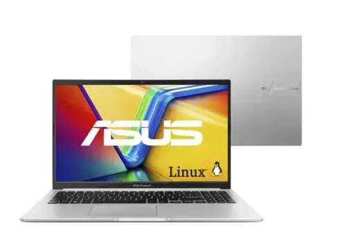 Notebook ASUS Vivobook 15 M1502YA AMD Ryzen 7 7730U 8GB Ram 512GB SSD Linux KeepOS 15,6" FHD Cool Silver - NJ494