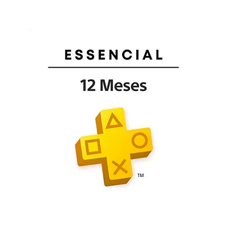 Cartão Presente Gift Card Playstation Plus Essencial 12 Meses - Preço de antes do reajuste