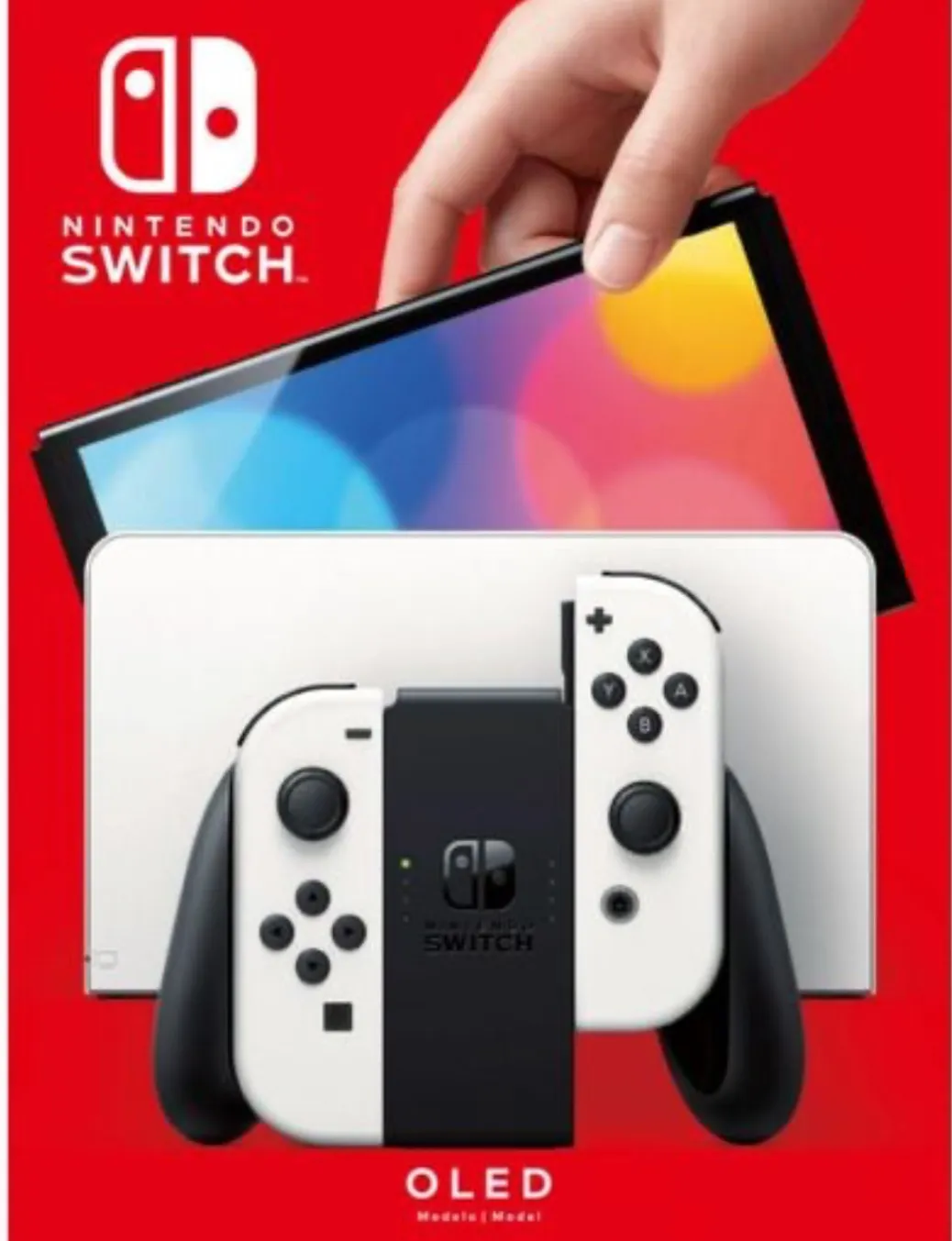 Console Nintendo Switch OLED 64GB Tela 7" com Joy-Con Branco