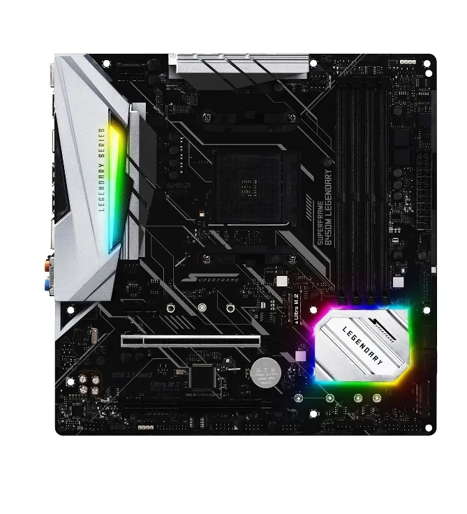 Placa Mãe SuperFrame B450M Legendary Series Chipset B450, AMD, AM4, mATX, DDR4, SF-B450-LS