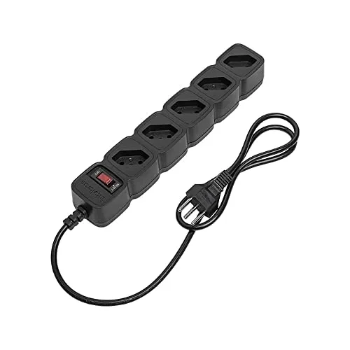 Filtro de Linha Intelbras com 5 tomadas EPE 205 Preto