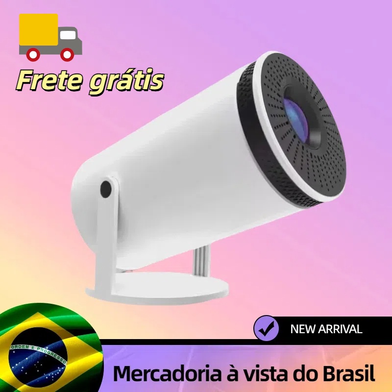 [R$148 Moedas/C.visa/ BR] Projetor hy300 MAX PRO 4k android11, wifi6 260ansi ARM Cortex-A53 bt5.0 1080p 1280*720p c