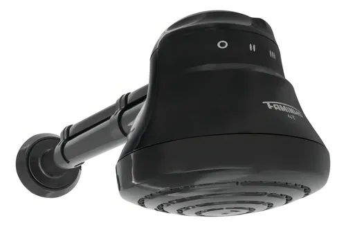 Chuveiro elétrico Fame Ducha Faminho 4T 4215 preto com cano 4t 6800w 220v