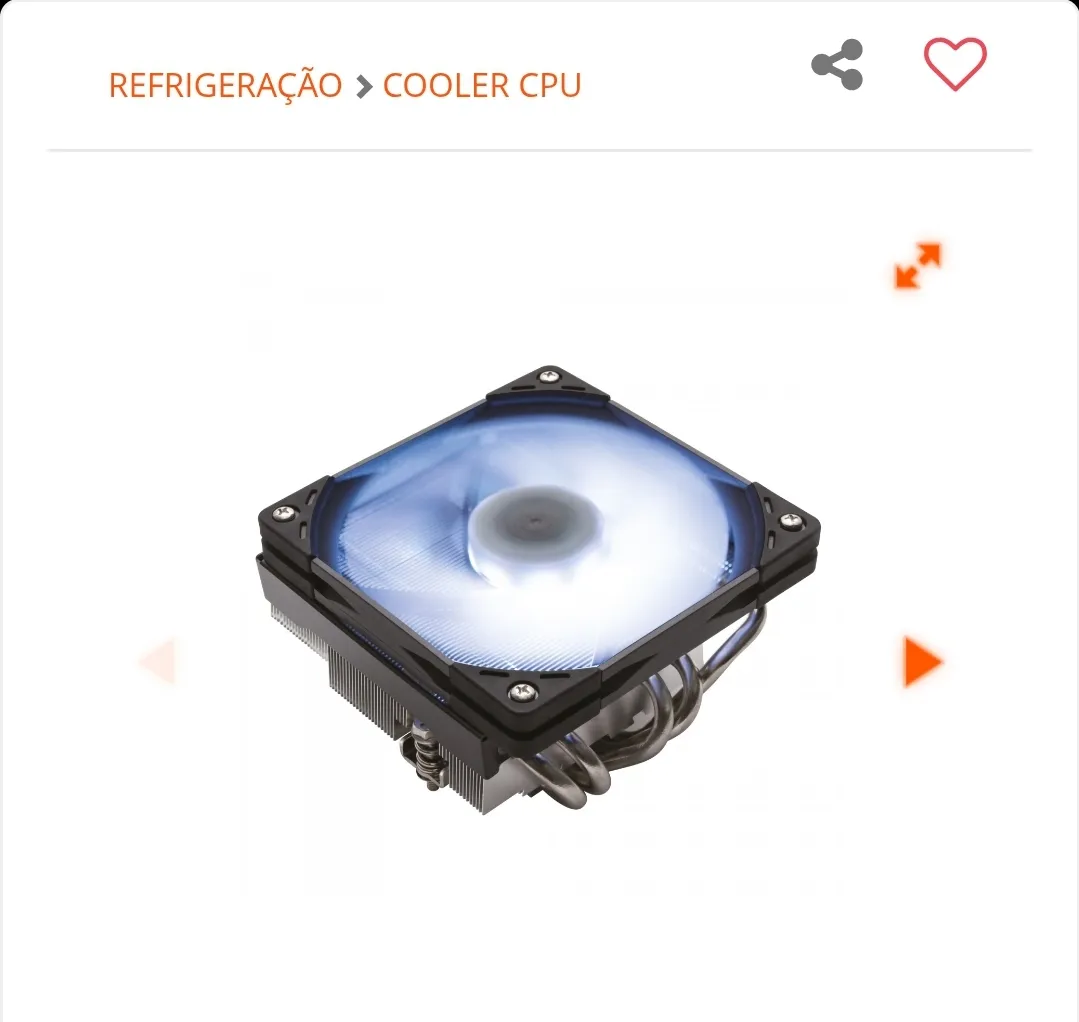 Cooler para Processador Scythe, Big Shuriken 3, RGB, 120mm, Intel-AMD