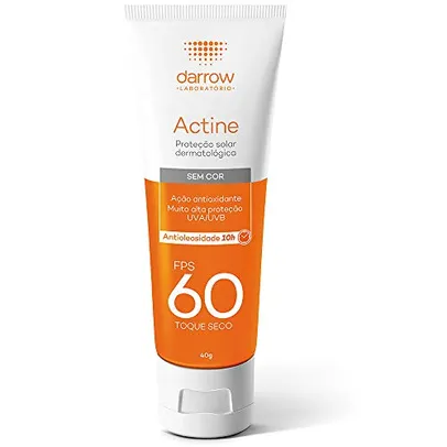 Darrow Actine Protetor Solar Fps 60 Sem Cor 40G