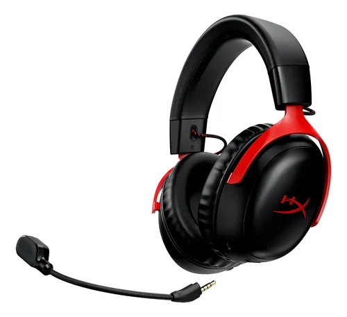 Headset Hyperx Cloud III Wireless Preto Vermelho