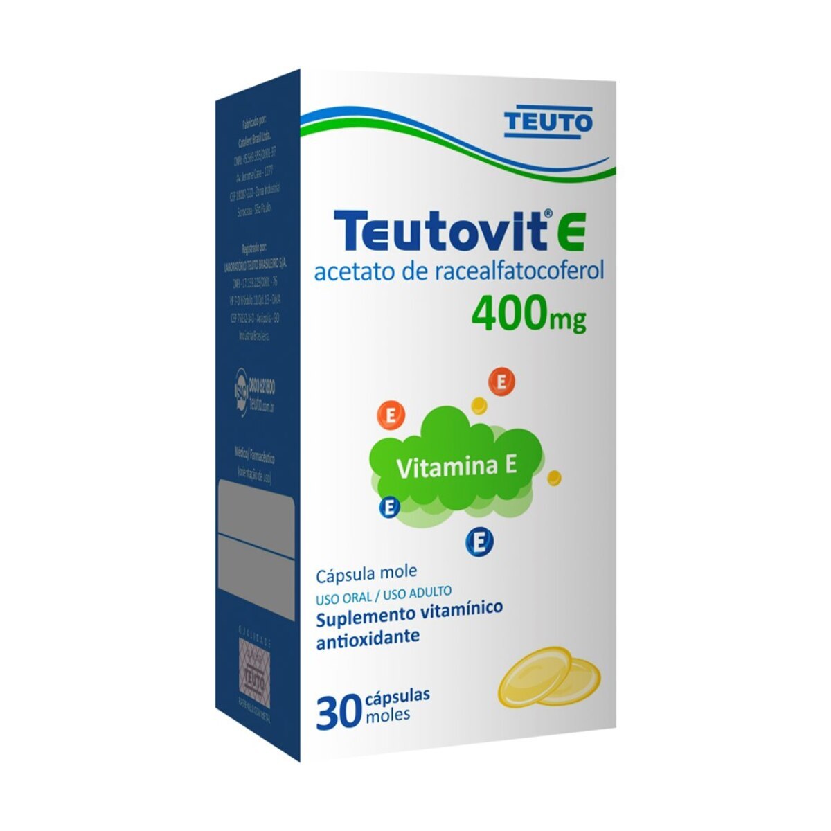 Teutovit E 400mg 30 Capsulas