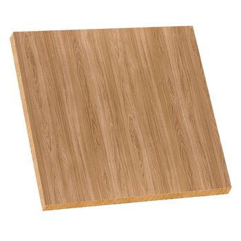 MDF Carvalho Hanover Design 6mm 2750x1840mm 2 Faces com 1 face Branco Duratex