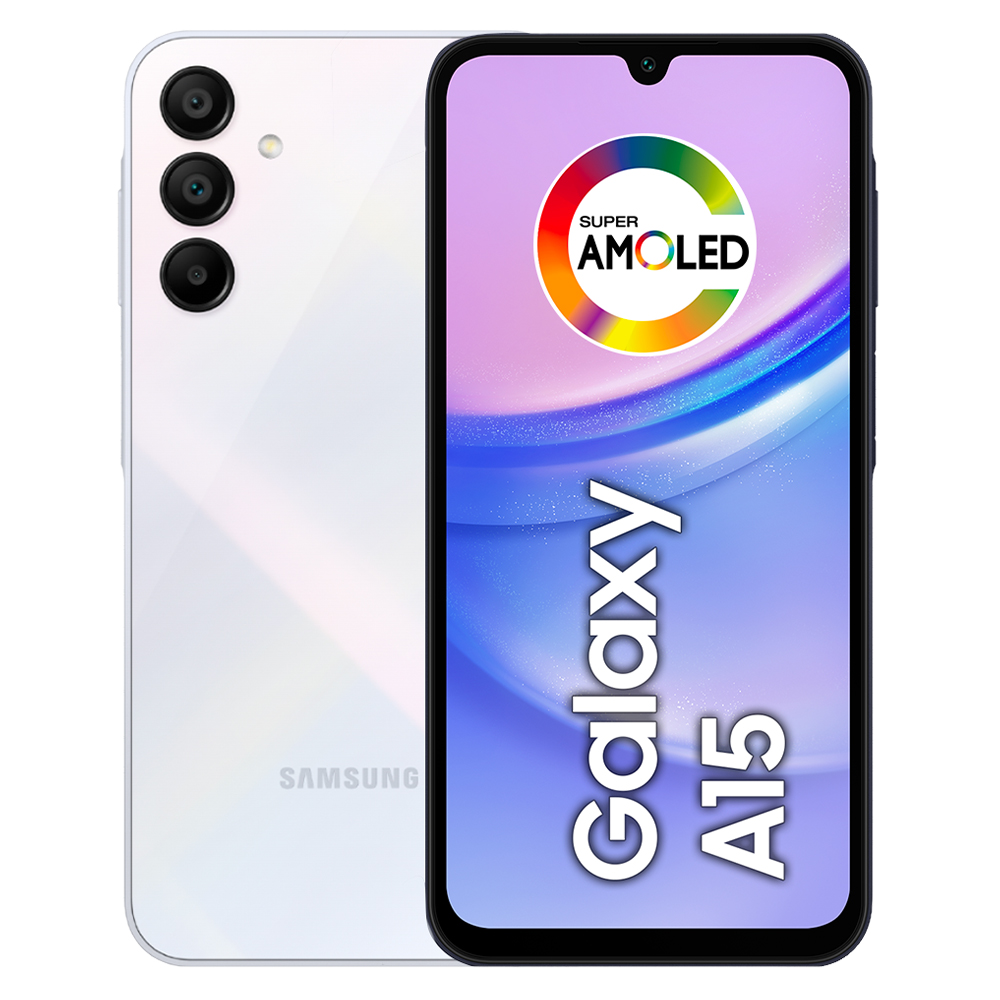 Smartphone Samsung Galaxy A15 4G 6.5" Octa Core 128Gb 4Gb Câmera Tripla - Azul Claro - Quadriband