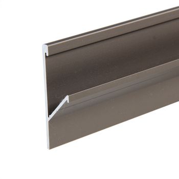 Perfil Puxador Alumínio M1718 18mm Bronze 3m Leo