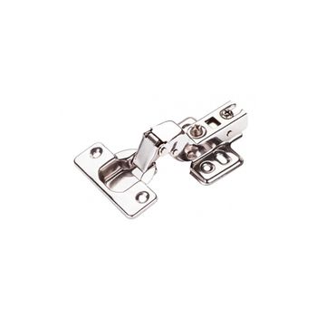 Dobradiça 110º com Amortecedor Super Curva Calço Fixo Inox Polido 35mm 10 un Renna