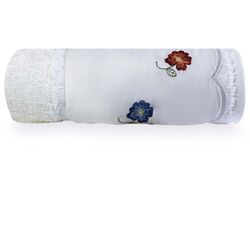 Toalha de Lavabo Avulsa Florzinha Branca