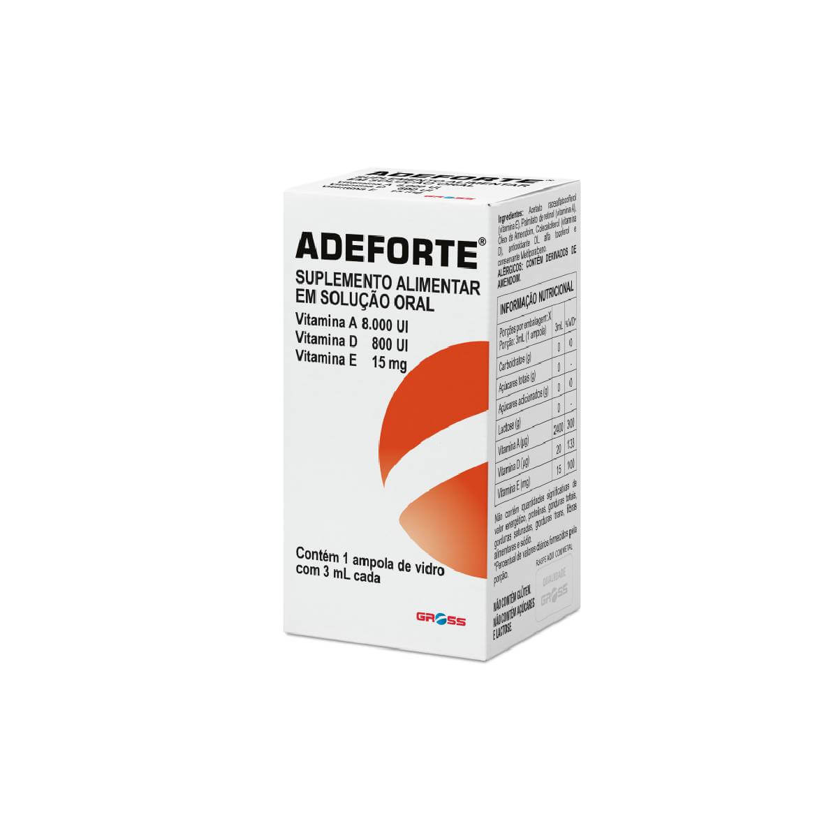 Adeforte 10.000UI 1 Ampola 3ml
