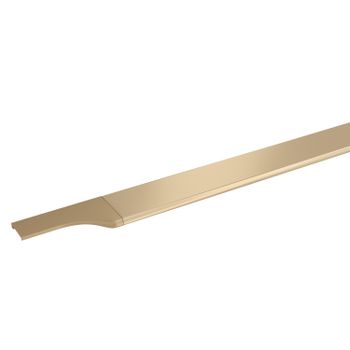 Perfil Puxador Alumínio RM-183 15 a 20mm Champagne Claro 3m Rometal