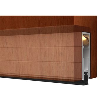 Veda Porta de Embutir Automático Cinza 0,92m Comfort Door - 1 un