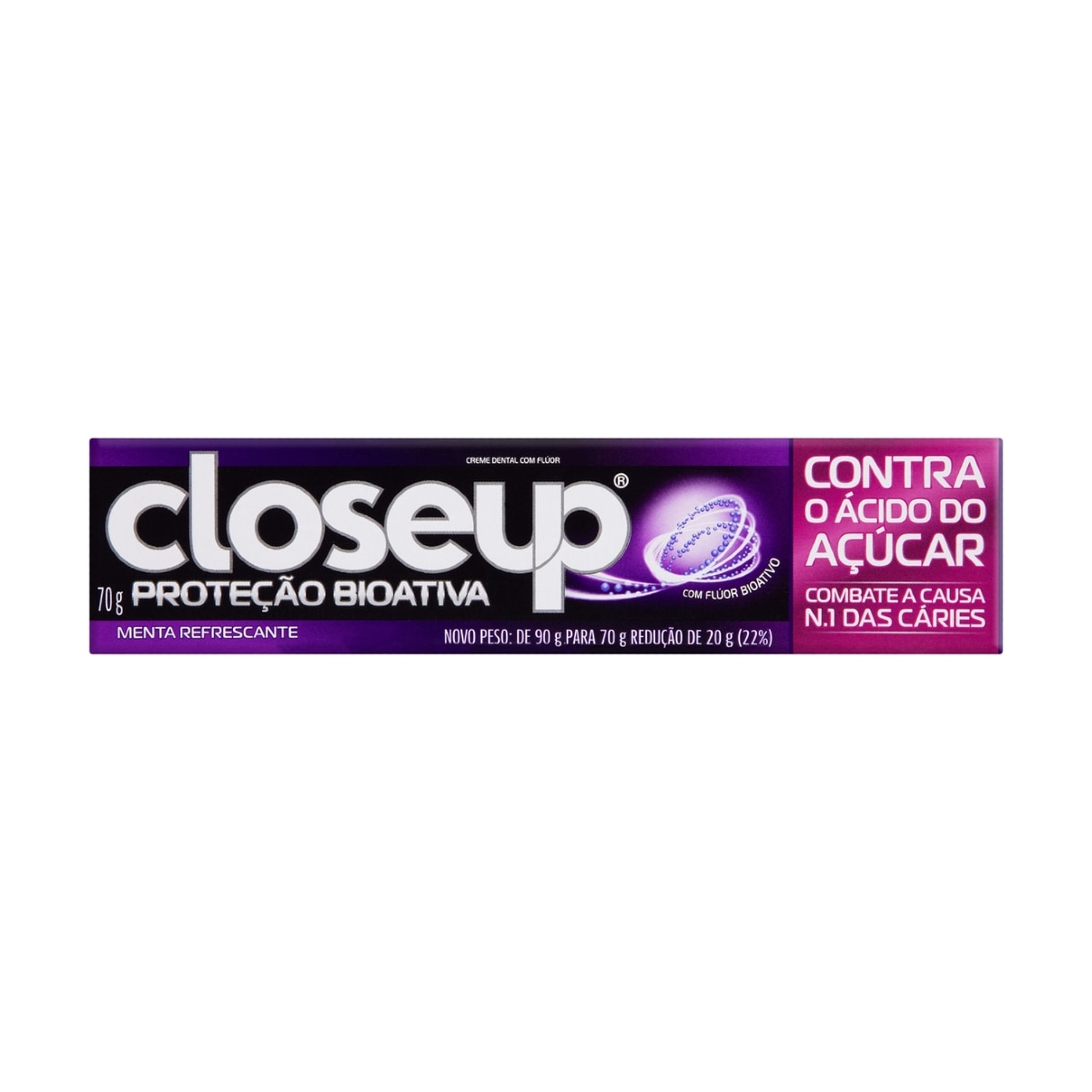 Creme Dental Close Up Protecao Bioativa Contra o Acido do Acucar 70g