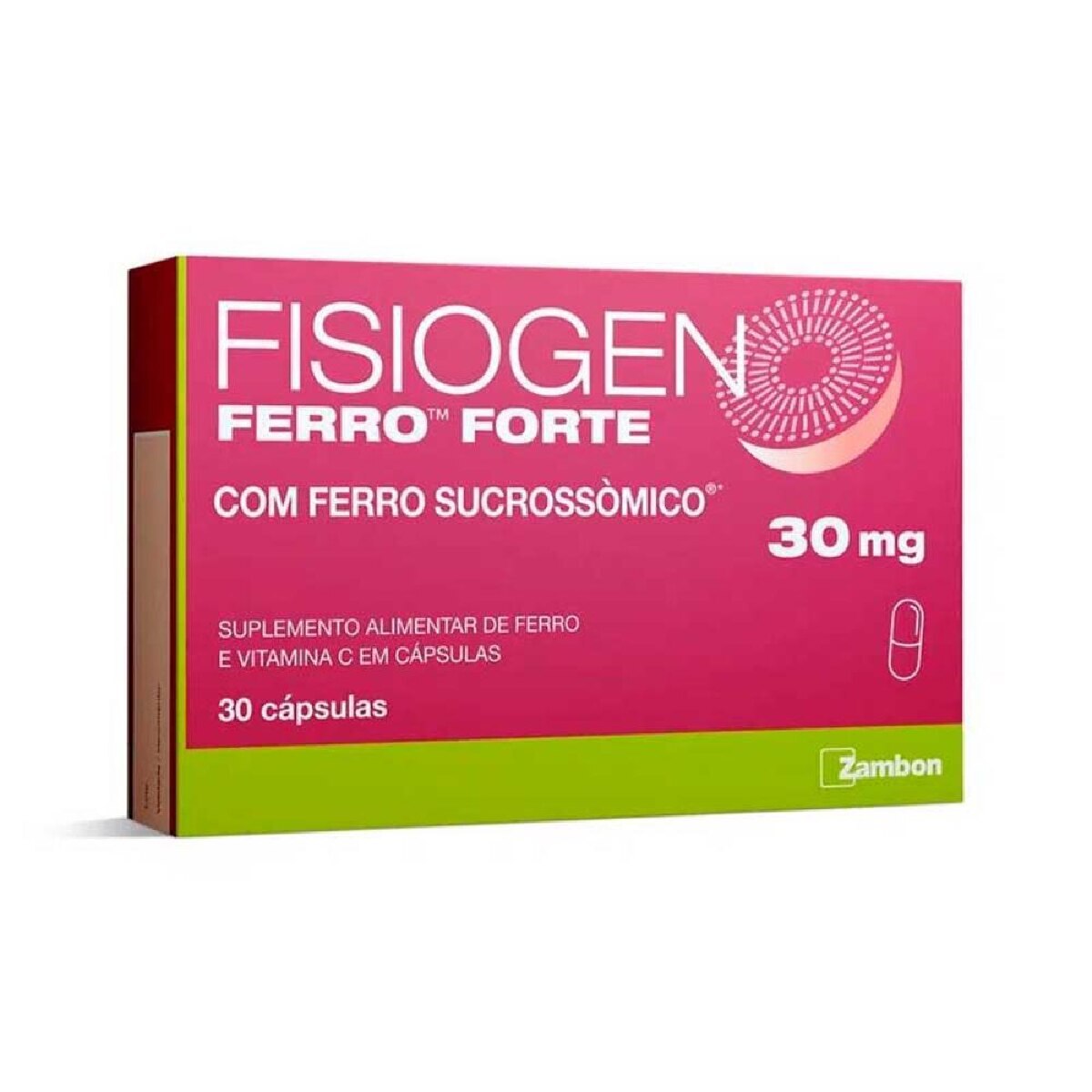 Fisiogen Ferro Forte 30mg 30 Capsulas