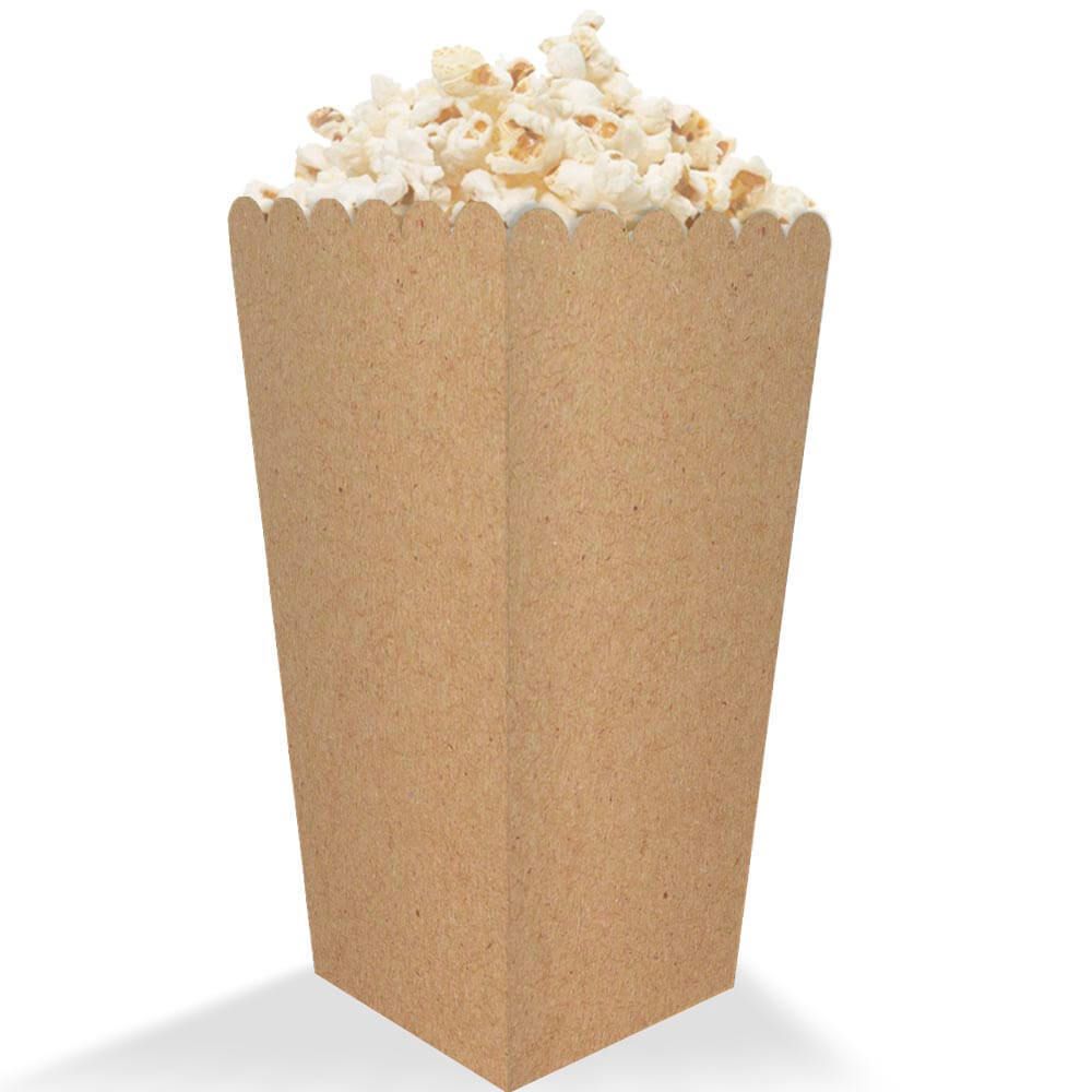 Caixa | Embalagem para Pipoca KRAFT MÉDIA - 1.000 unidades