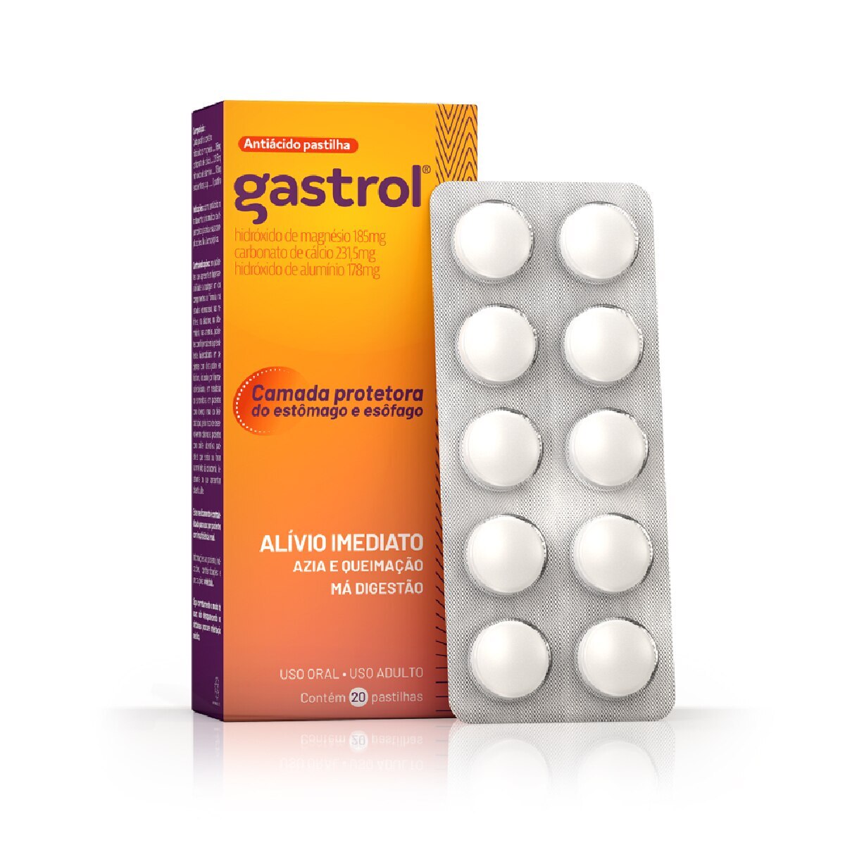 Gastrol 20 Pastilhas
