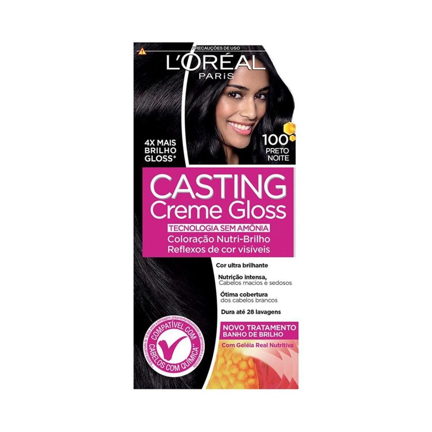Tintura Casting Creme Gloss 100 Preto Noite