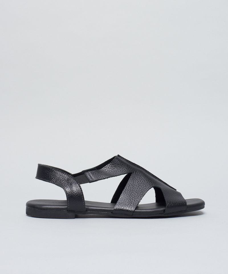 Rasteira Basica Couro Dani - Preto 36 - preto