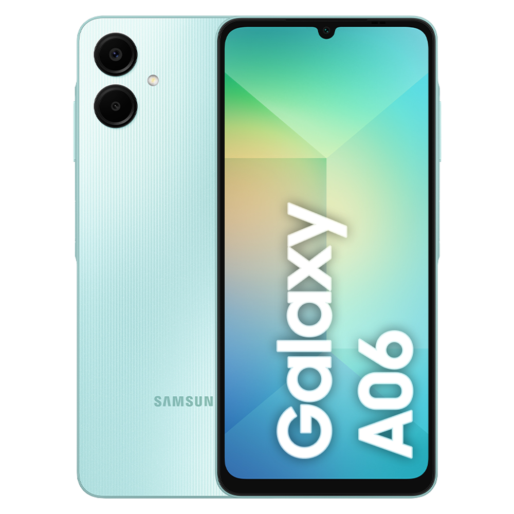 Smartphone Samsung Galaxy A06 4G 6.7" Octa Core 128Gb 4Gb Câmera Dupla - Verde Claro - Quadriband