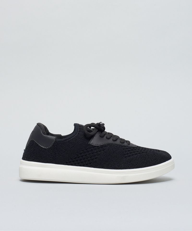 Tenis Knit Soul - Preto 35 - preto