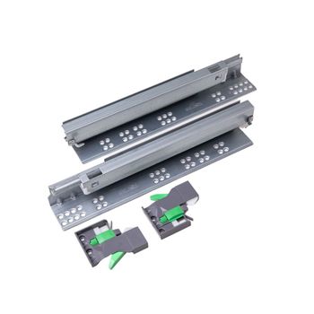 Corrediça Invisível Abertura Total com Amortecedor 300mm 40KG FGVTN