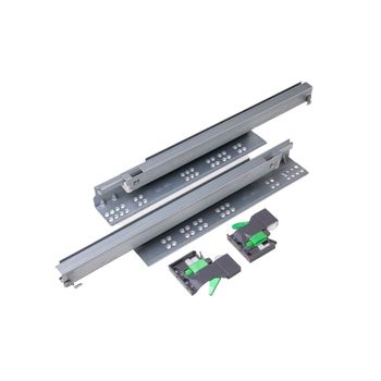 Corrediça Invisível Abertura Total com Amortecedor 400mm 40KG FGVTN