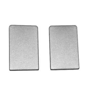 Tampa para Perfil de Alumínio Pegada Baixa M0215PB 15mm Zamac Jateado 2 un Leo