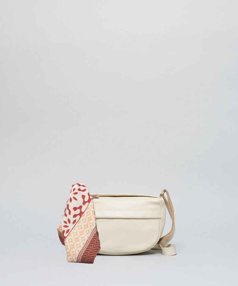 Bolsa p Couro Lenco - Offwhite u - offwhite
