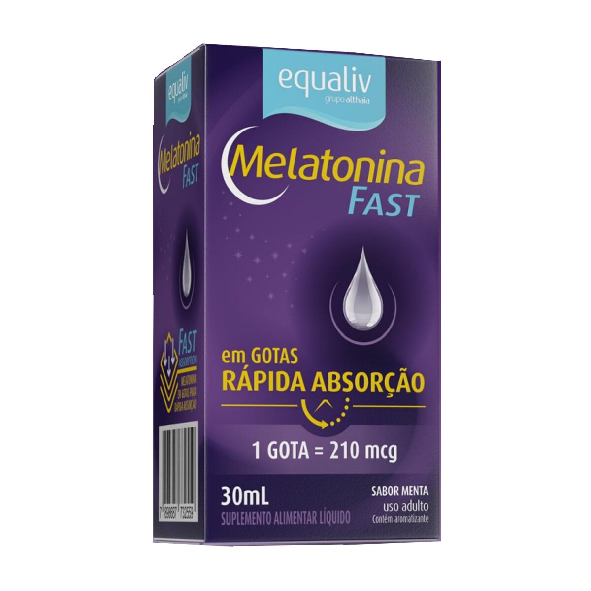 Melatonina Fast Equaliv Sabor Menta 30ml