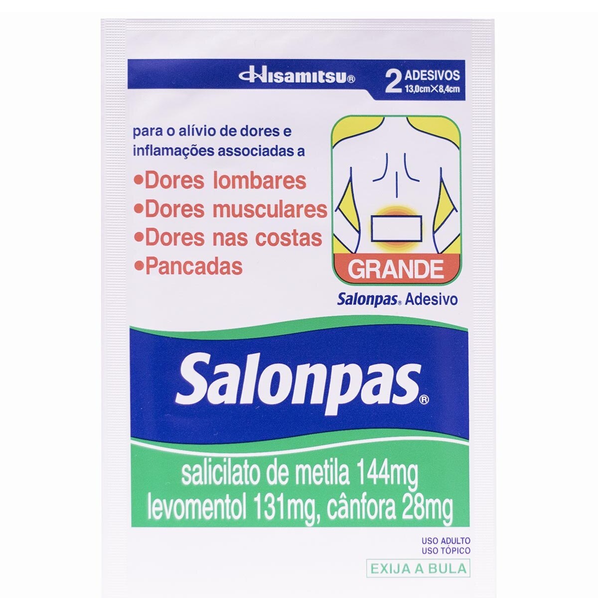 Salonpas Adesivo Grande 2 Unidades