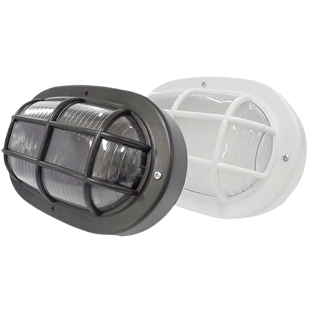 Arandela Tartaruga Policarbonato P/1 Lâmpada Até 60W IP66 - Ilumi