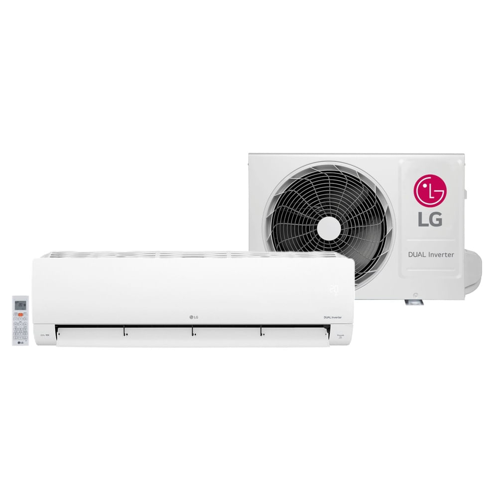 Ar Condicionado Split LG AI Dual Inverter Voice 9000 BTU/h Quente e Frio S3-W09AA31D - 220 Volts