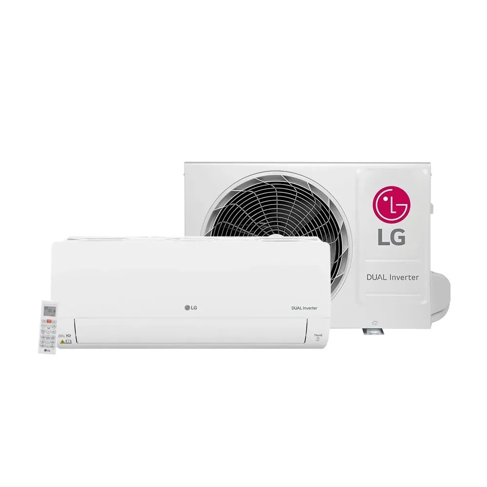 Ar Condicionado Split Dual Inverter 24000 BTUs LG Voice +AI Frio S3-Q24K231B 220 Volts