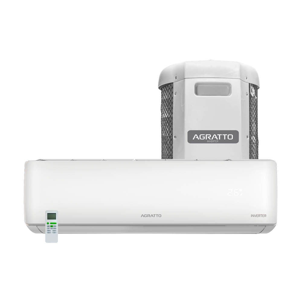 Ar Condicionado Split Hi Wall Inverter Agratto Liv Top 24000 BTU/h Quente e Frio LCS24QF-02I – 220 Volts