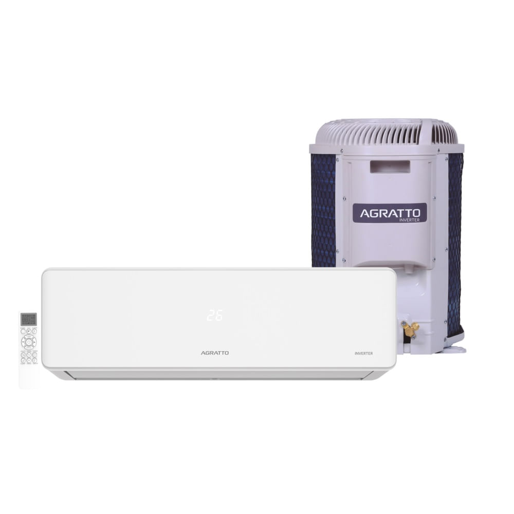 Ar Condicionado Split Hi Wall Inverter Agratto 18000 BTU/h Frio Fit Top FICST18F – 220 Volts