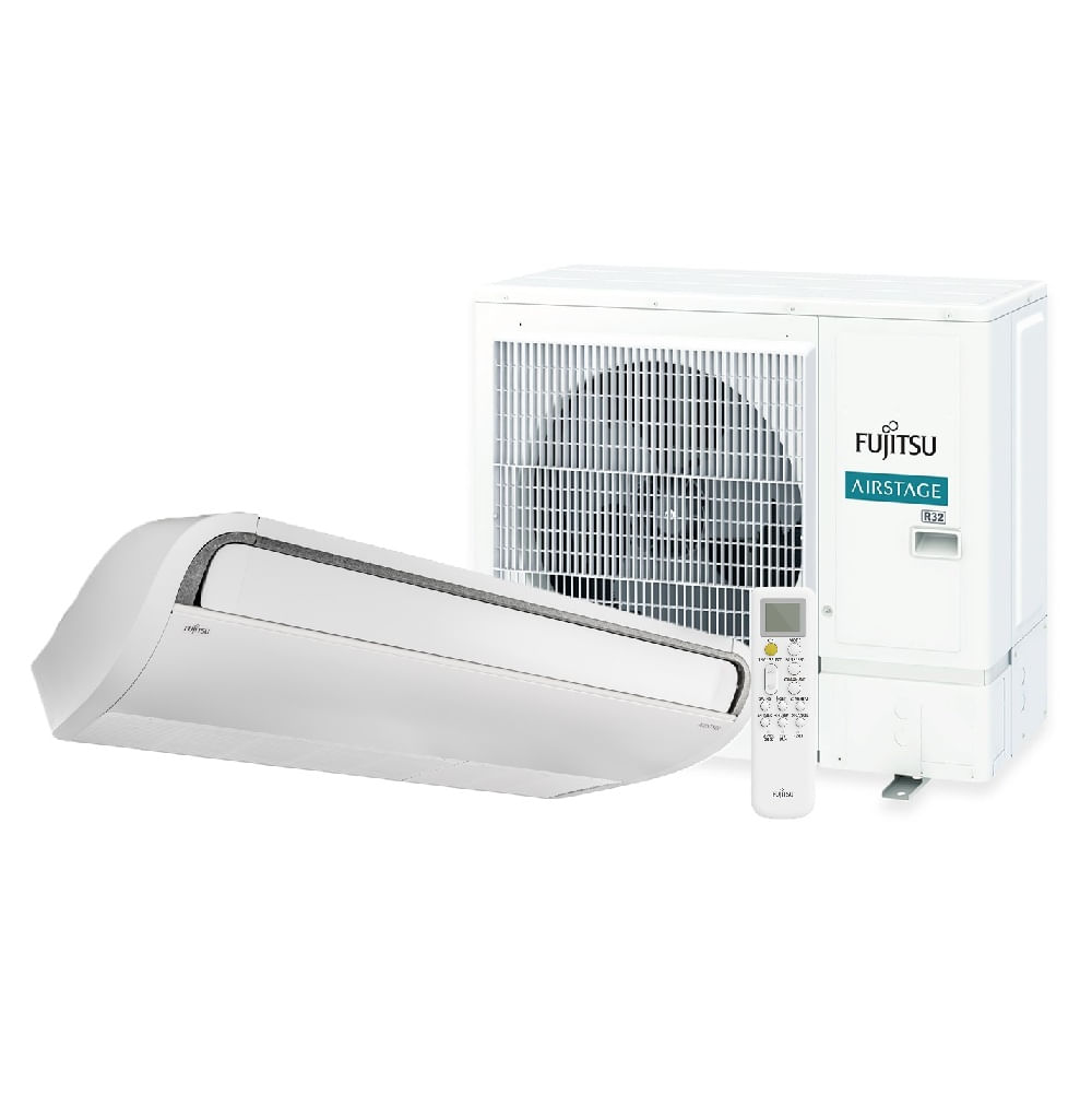 Ar Condicionado Split Teto Inverter Fujitsu Airstage Premium 45000 BTU/h Quente e Frio Trifásico  ABBH45KRTA - 380 Volts