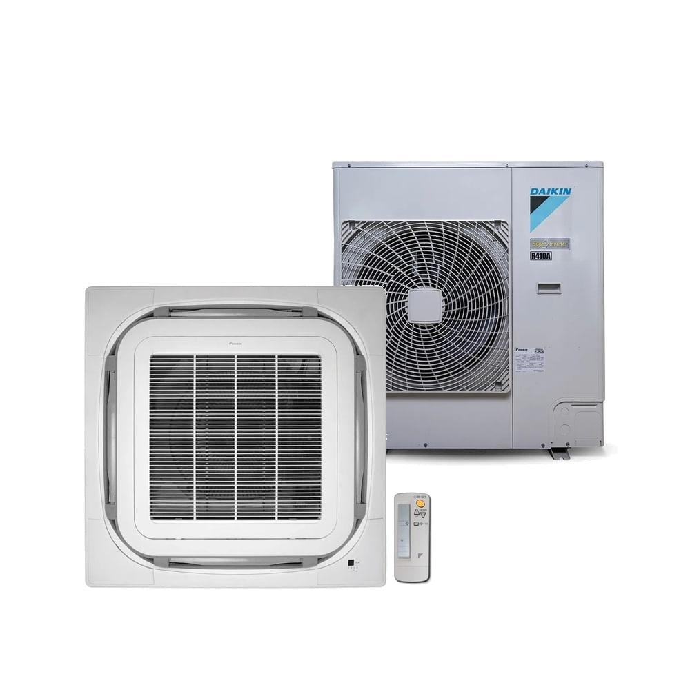 Ar Condicionado Split Cassete Inverter Daikin Sky Air 30000 BTU/h Quente e Frio FCQ30AVL - 220 Volts