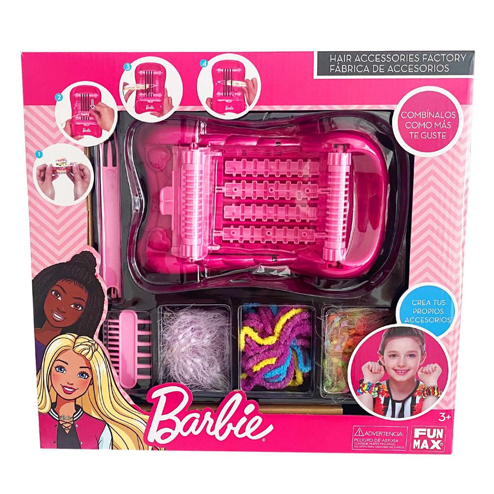 Barbie Fábrica de Acessórios com Tear - Fun Divirta-se