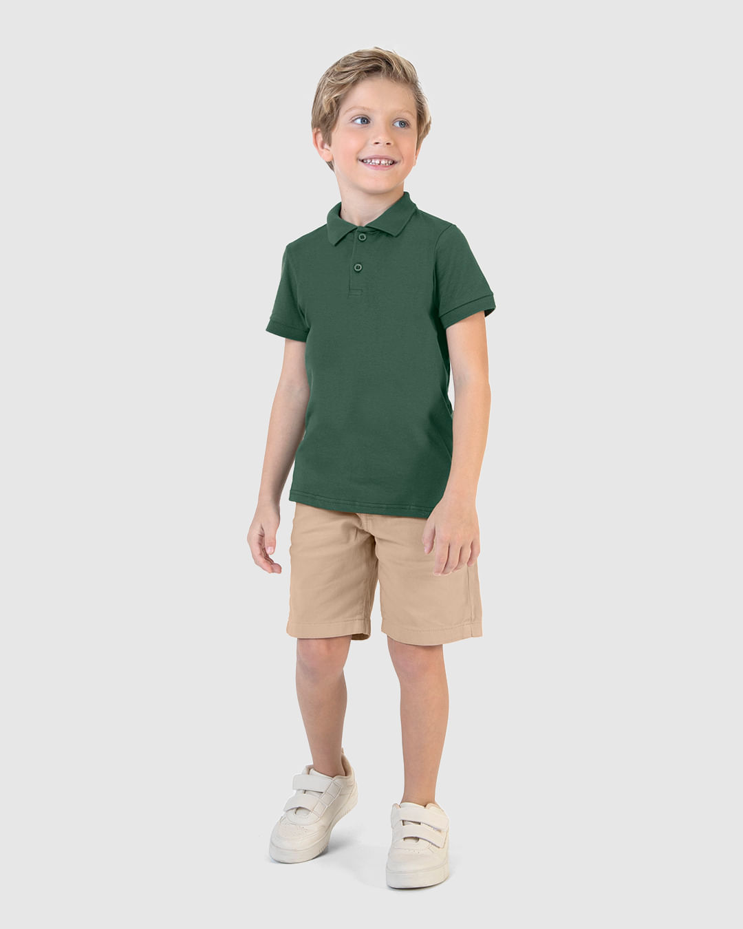 Bermuda Infantil Menino Bolso Funcional Em Sarja Moletom Malwee Kids