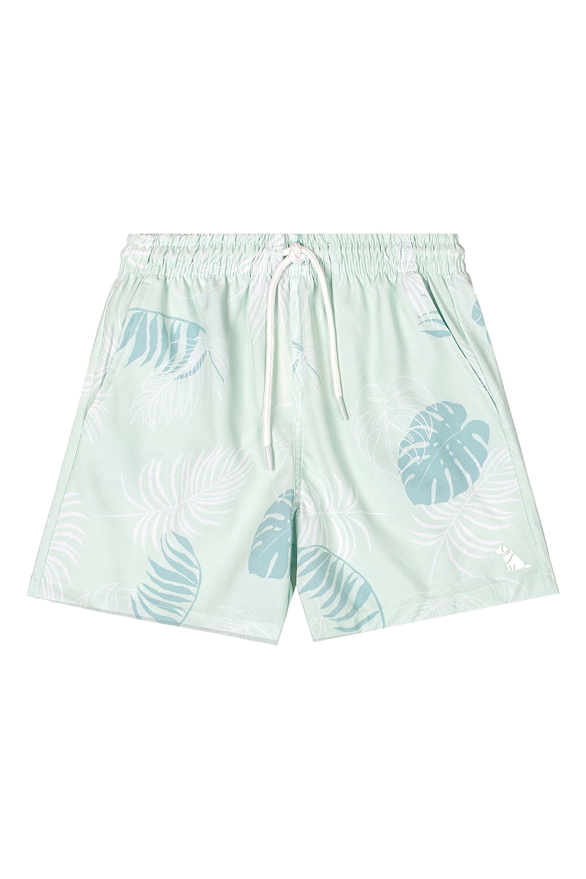 Bermuda Boxer Infantil Masculina em Microfibra Estampada (Verde) Quimby