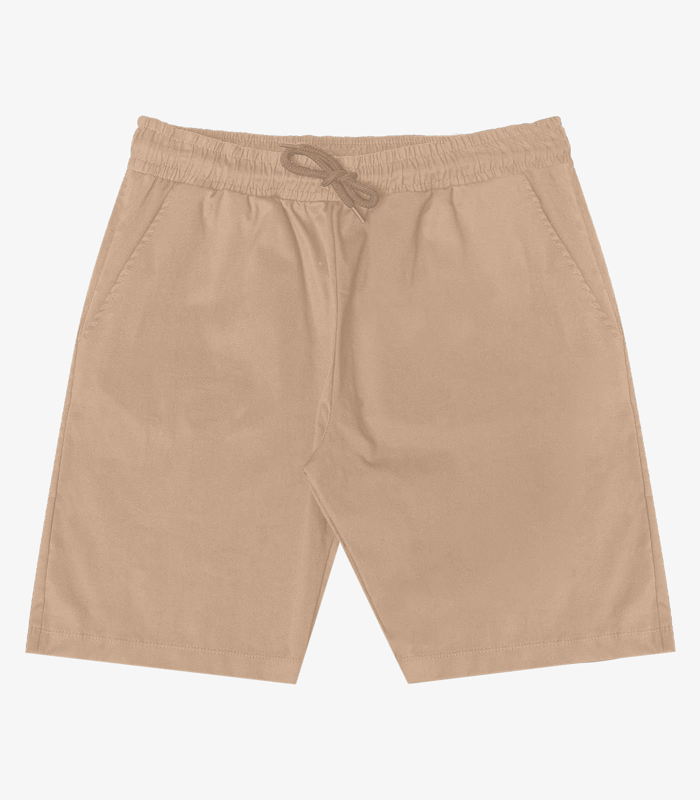 Bermuda Juvenil Em Sarja Masculina Minty Marrom