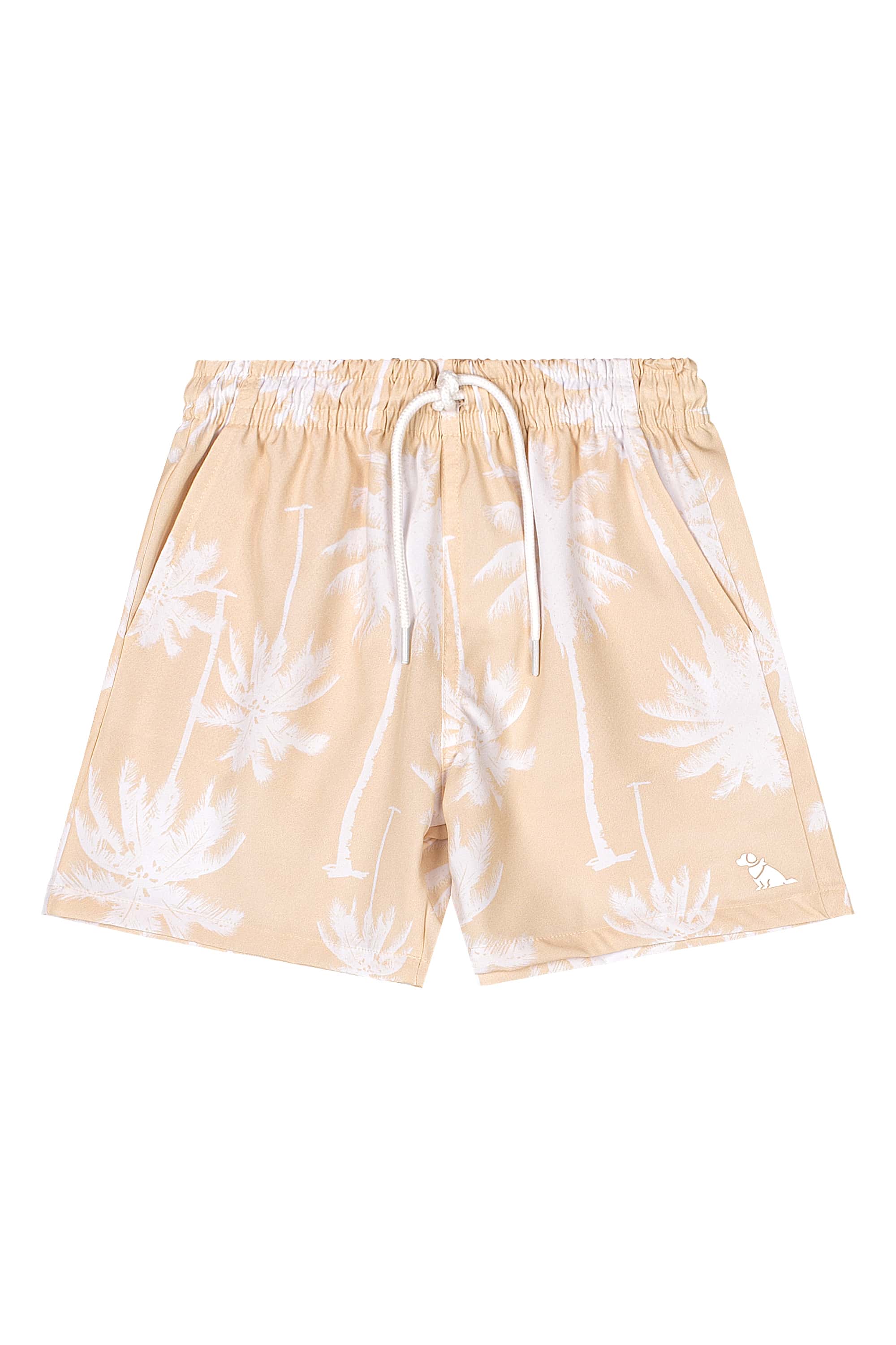Bermuda Boxer Infantil Masculina em Microfibra Estampada (Amarelo) Quimby